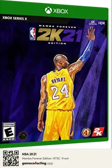 NBA 2K21 Xbox Series X, NTSC box front