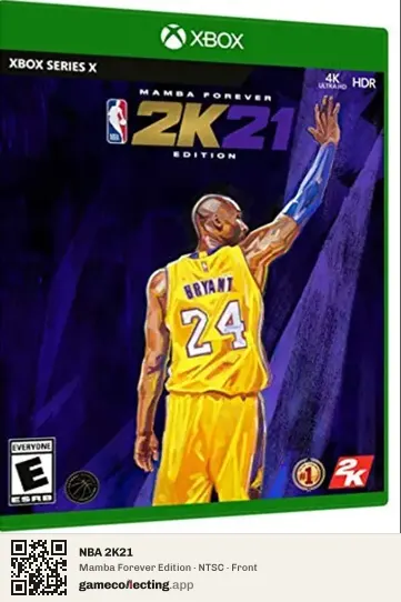 NBA 2K21 Xbox Series X, NTSC box front