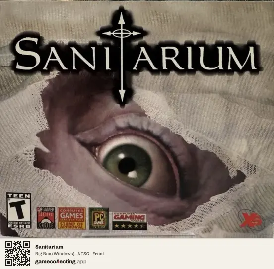 Sanitarium Computer, NTSC box front