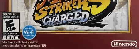 Mario Strikers Charged, the ESRB box on its front