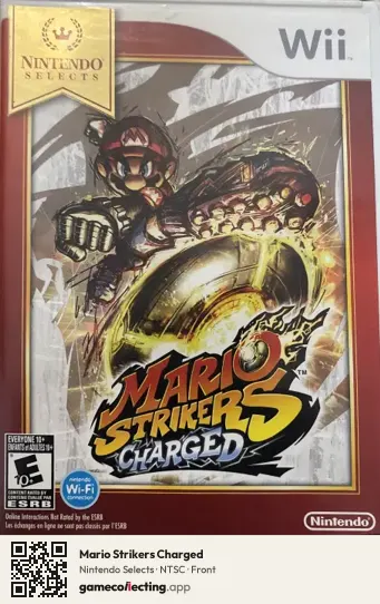 Mario Strikers Charged Nintendo Wii, NTSC box front