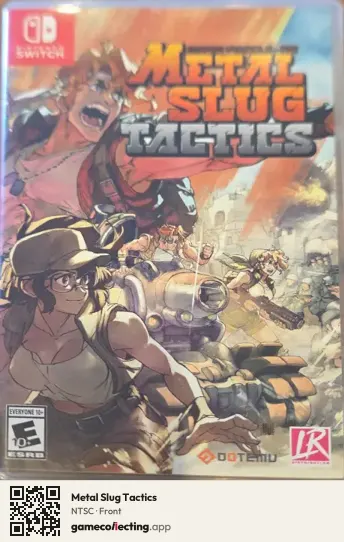 Metal Slug Tactics Nintendo Switch, NTSC box front