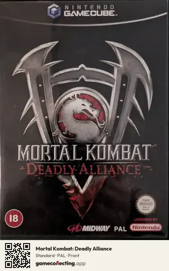 Mortal Kombat: Deadly Alliance Nintendo GameCube, PAL box front