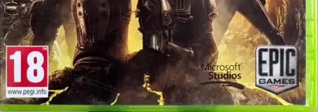 Gears of War 3, the PEGI square on its front
