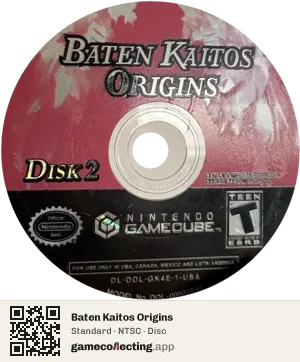 Baten Kaitos Origins Nintendo GameCube, NTSC disc