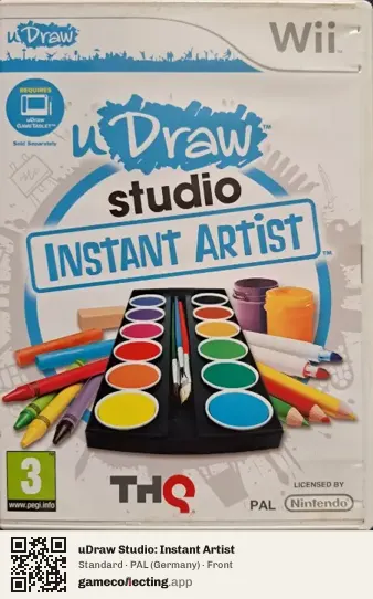 uDraw Studio: Instant Artist Nintendo Wii, Germany box front