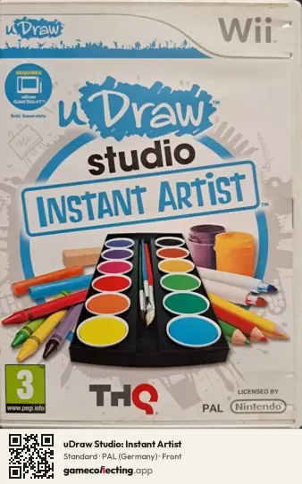 uDraw Studio: Instant Artist Nintendo Wii, Germany box front