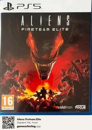 Aliens: Fireteam Elite PlayStation 5, PAL box front