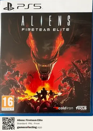 Aliens: Fireteam Elite PlayStation 5, PAL box front