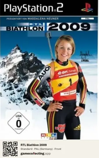 RTL Biathlon 2009 PlayStation 2, Germany box front