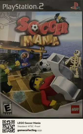 LEGO Soccer Mania PlayStation 2, NTSC box front
