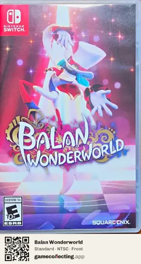 Balan Wonderworld Nintendo Switch, NTSC box front