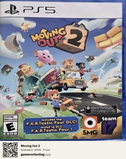 Moving Out 2 PlayStation 5, NTSC box front