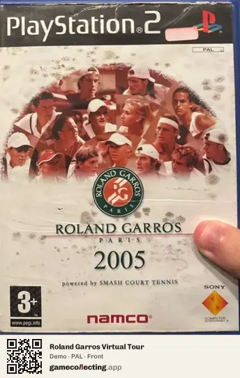 Roland Garros Virtual Tour PlayStation 2, PAL box front