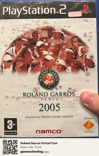 Roland Garros Virtual Tour PlayStation 2, PAL box front