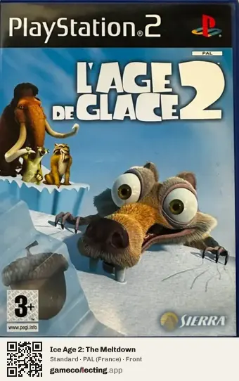 Ice Age 2: The Meltdown PlayStation 2, France box front