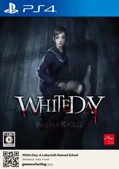 White Day: A Labyrinth Named School PlayStation 4, Asia box front