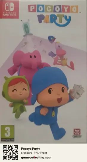 Pocoyo Party Nintendo Switch, PAL box front