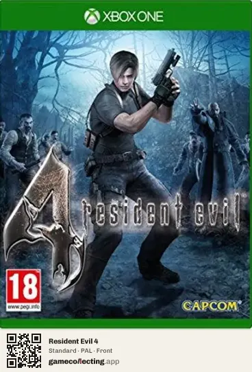Resident Evil 4 Xbox One, PAL box front