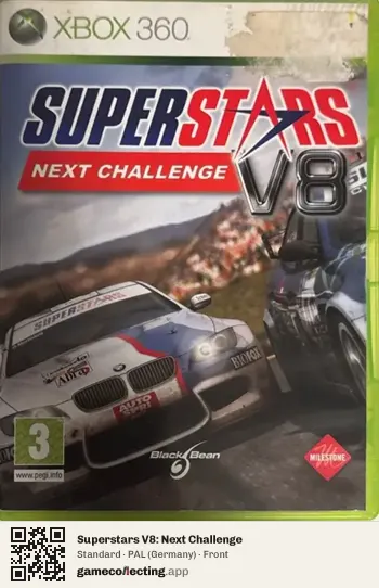 Superstars V8: Next Challenge Xbox 360, Germany box front