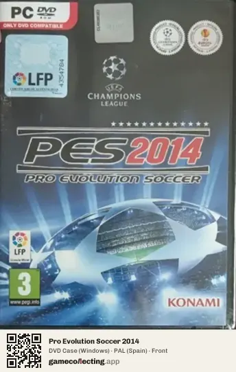 Pro Evolution Soccer 2014 Computer, Spain box front