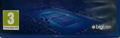 Tennis World Tour, the USK square on its front
