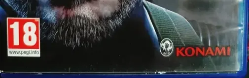 Metal Gear Solid V: Ground Zeroes, the PEGI square on its front