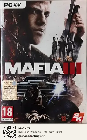Mafia III Computer, Italy box front