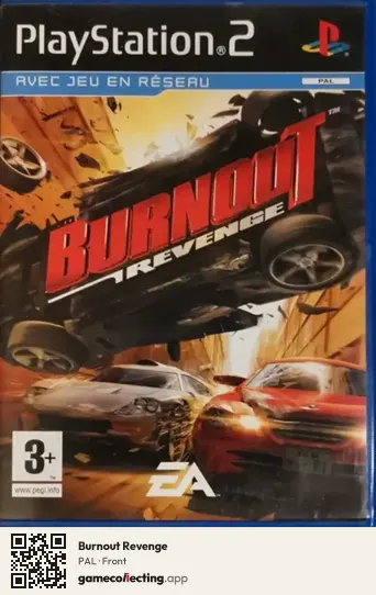 Burnout Revenge PlayStation 2, PAL box front