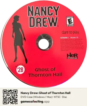 Nancy Drew: Ghost of Thornton Hall Computer, NTSC disc