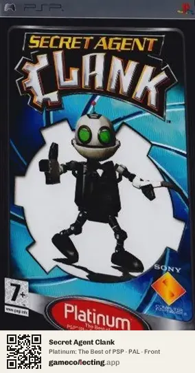 Secret Agent Clank PlayStation Portable, PAL box front