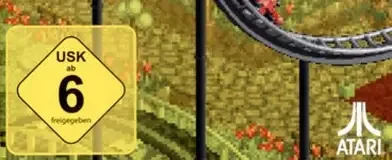 RollerCoaster Tycoon Classic, the USK square on its front