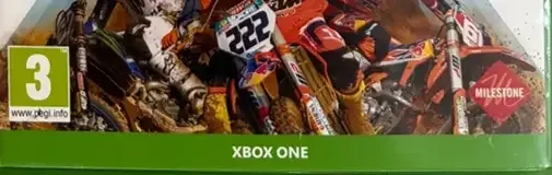 MXGP 2019, the USK square on its front