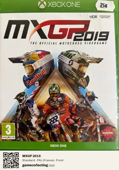 MXGP 2019 Xbox One, France box front