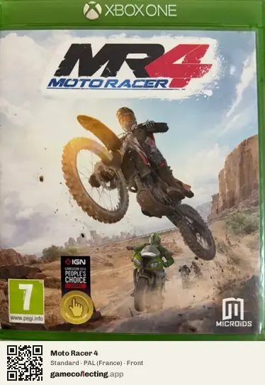 Moto Racer 4 Xbox One, France box front