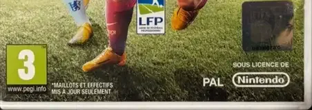FIFA 15, the PEGI square on its front