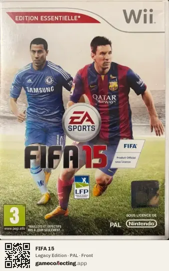 FIFA 15 Nintendo Wii, PAL box front
