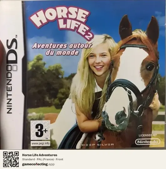 Horse Life Adventures Nintendo DS, France box front