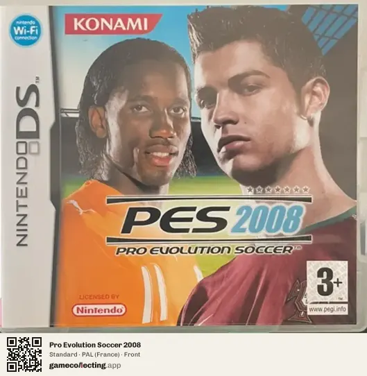 Pro Evolution Soccer 2008 Nintendo DS, France box front
