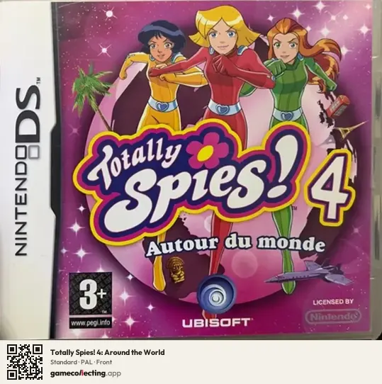 Totally Spies! 4: Around the World Nintendo DS, PAL box front