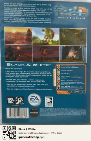 Black & White Computer, PAL box back