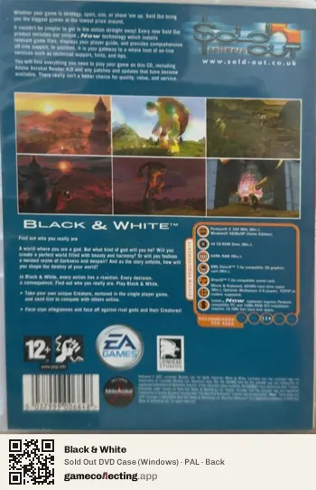 Black & White Computer, PAL box back