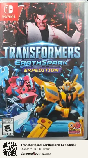 Transformers: EarthSpark: Expedition Nintendo Switch, NTSC box front