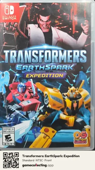Transformers: EarthSpark: Expedition Nintendo Switch, NTSC box front