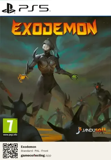 Exodemon PlayStation 5, PAL box front