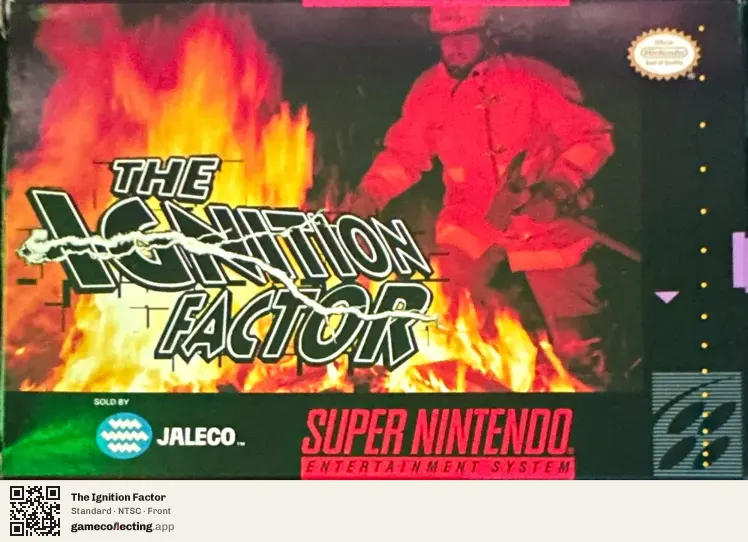 The Ignition Factor Super Nintendo Entertainment System, NTSC box front