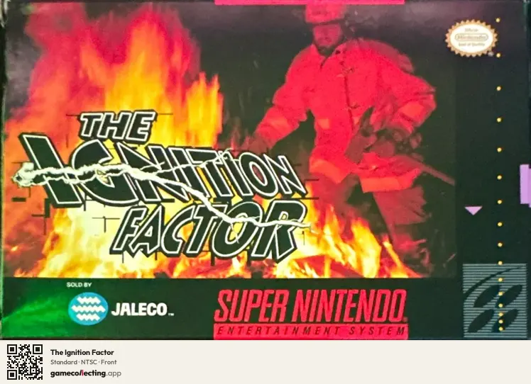 The Ignition Factor Super Nintendo Entertainment System, NTSC box front