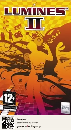 Lumines II PlayStation Portable, PAL box front