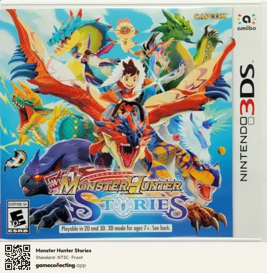 Monster Hunter Stories Nintendo 3DS, NTSC box front