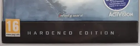 Call of Duty: Ghosts, the PEGI square on its front